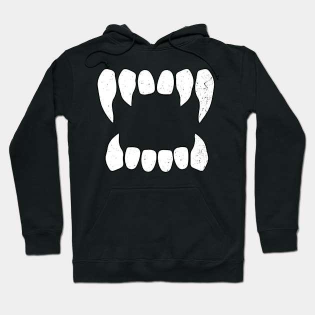 Vampire Vampire Teeth Bloodsucker Halloween Hoodie by swissles